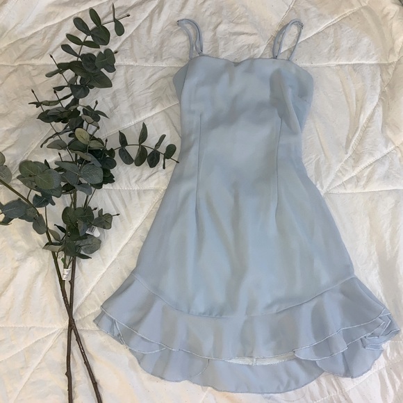 Lucy in the Sky Dresses & Skirts - Lucy In The Sky Baby Blue Mini Dress